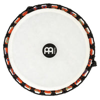 Top view of the synthetic head on the Meinl Travel Series Djembe Drum 10" Pharaoh's Script PADJ1-M-F.