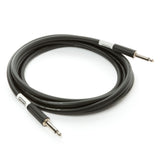MXR Standard Instrument Cable 10 ft DCIS10 with straight 1/4 inch connectors, ideal for connecting an electronic drum kit to an amplifier, speaker, mixer, or audio interface.