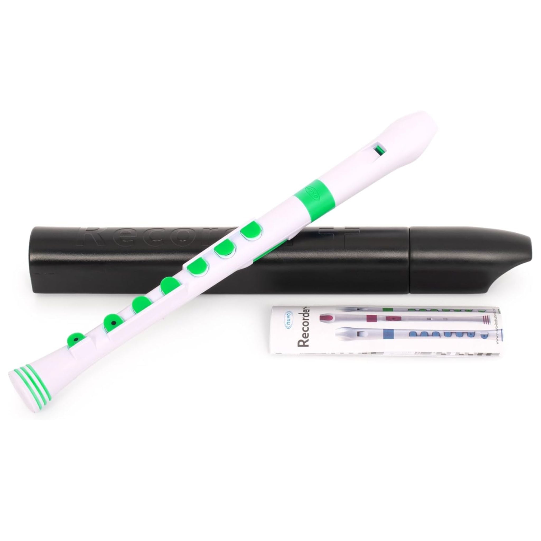 Nuvo Soprano Recorder+ White/Green