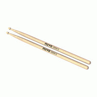 Pair of 7A hickory drumsticks included with the NUVO Zip-Kit Essential compact acoustic drum kit.