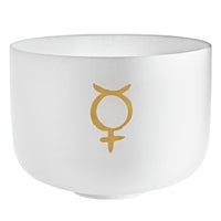 12 inch planetary tuned crystal singing bowl Mercury 141.27 Hz by Meinl Sonic Energy for professional sound healing and meditation