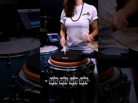 Short-form performance clip of the Meinl Marshmallow Practice Pad 12 inch in orange (MMP12OR), demonstrating quiet stick response and controlled rebound during low-volume practice.