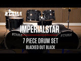 Video demonstrating the Tama Imperialstar 5-Piece Drum Kit, showcasing its warm poplar shell tone, full-size acoustic sound, and responsive playing character.