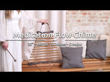 meditation flow chime being played to demonstrate flowing harmonic resonance and immersive tonal movement for meditation and sound therapy