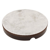 front view of 16 inch Fiberskyn frame drum showing textured drumhead and lightweight shell design