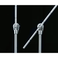 Close-up of the Tama Stage Master HC43BSN Boom Cymbal Stand showing the boom arm tilter and adjustment wingnut.