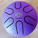 Meinl Sonic Energy Tongue Drum 3" Pocket Size - Lotus Flower Purple PSTD1PLF